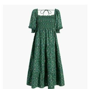 Hill House Emerald Nap Dress - Nesli